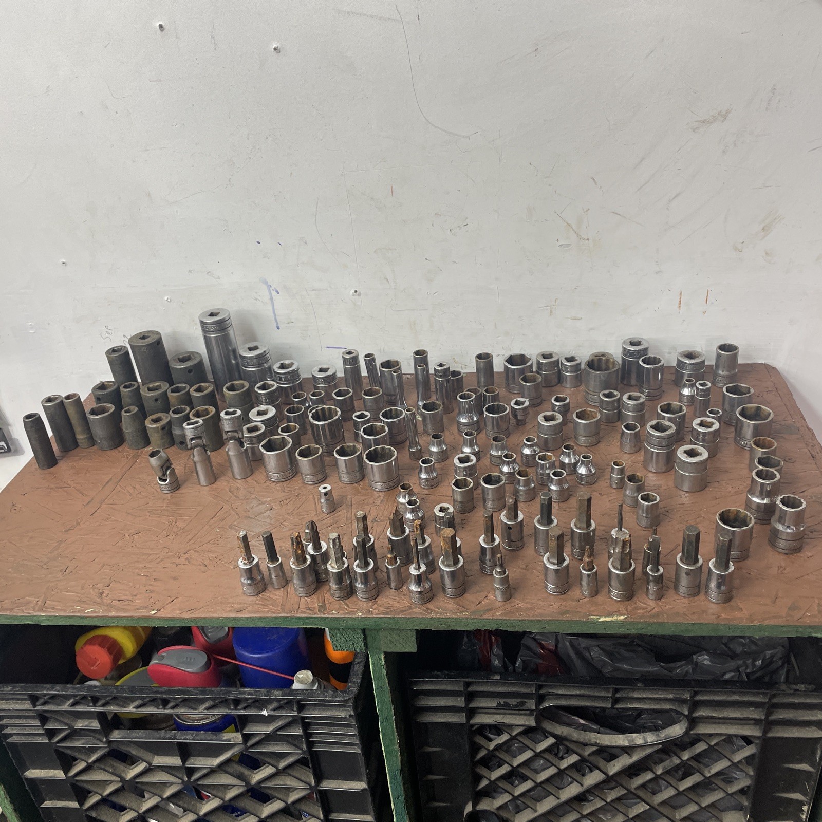 125 Snap-on Sockets Lot All Snap On Sockets 100% Of Them