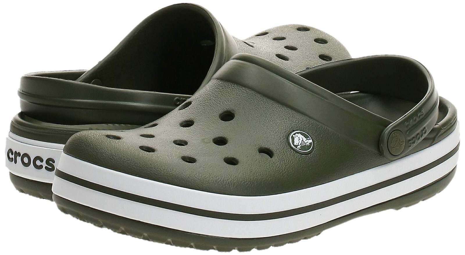 Crocs Men\'s Crocband Black Noir Men\'s Size 12 (6004)*
