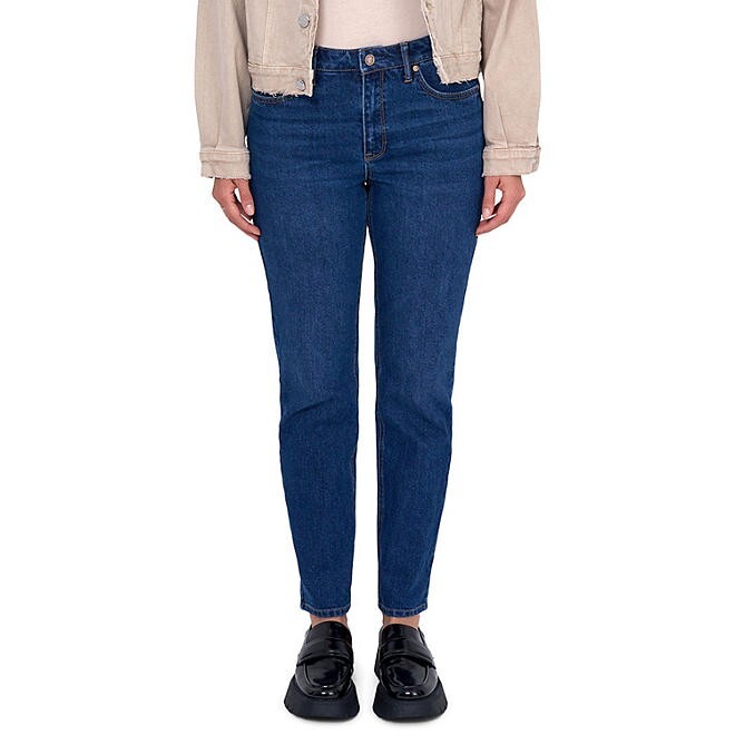 Seven 7 Ladies High Rise Slim Straight Jean Size 12 Birch