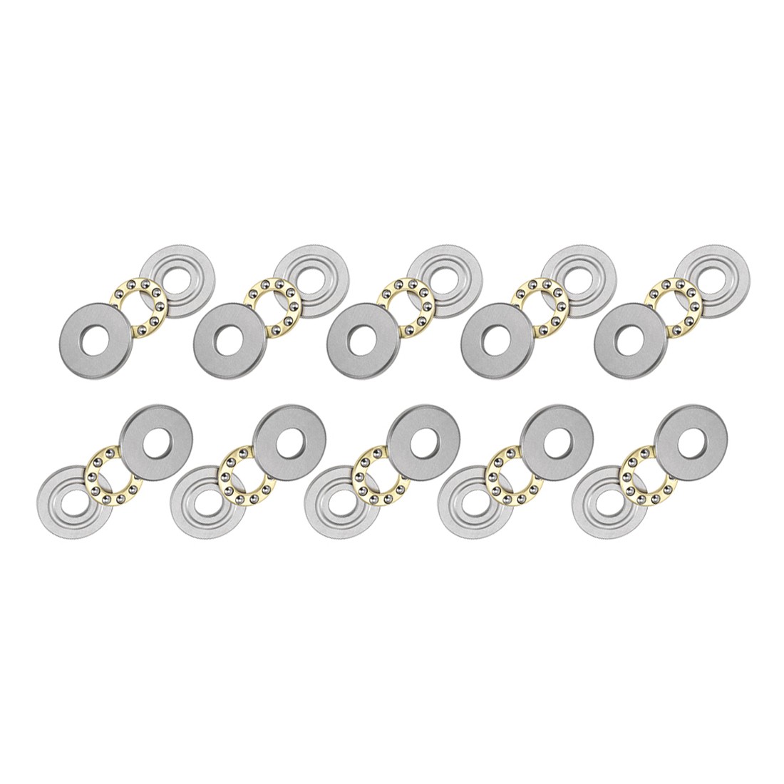 10PCS F8-22M Miniature Thrust Ball Bearings Chrome Steel with Washer 8x22x7mm 10PCS F8-22M Miniature Thrust Ball Bearings Chrome Steel with Washer 8x22x7mm