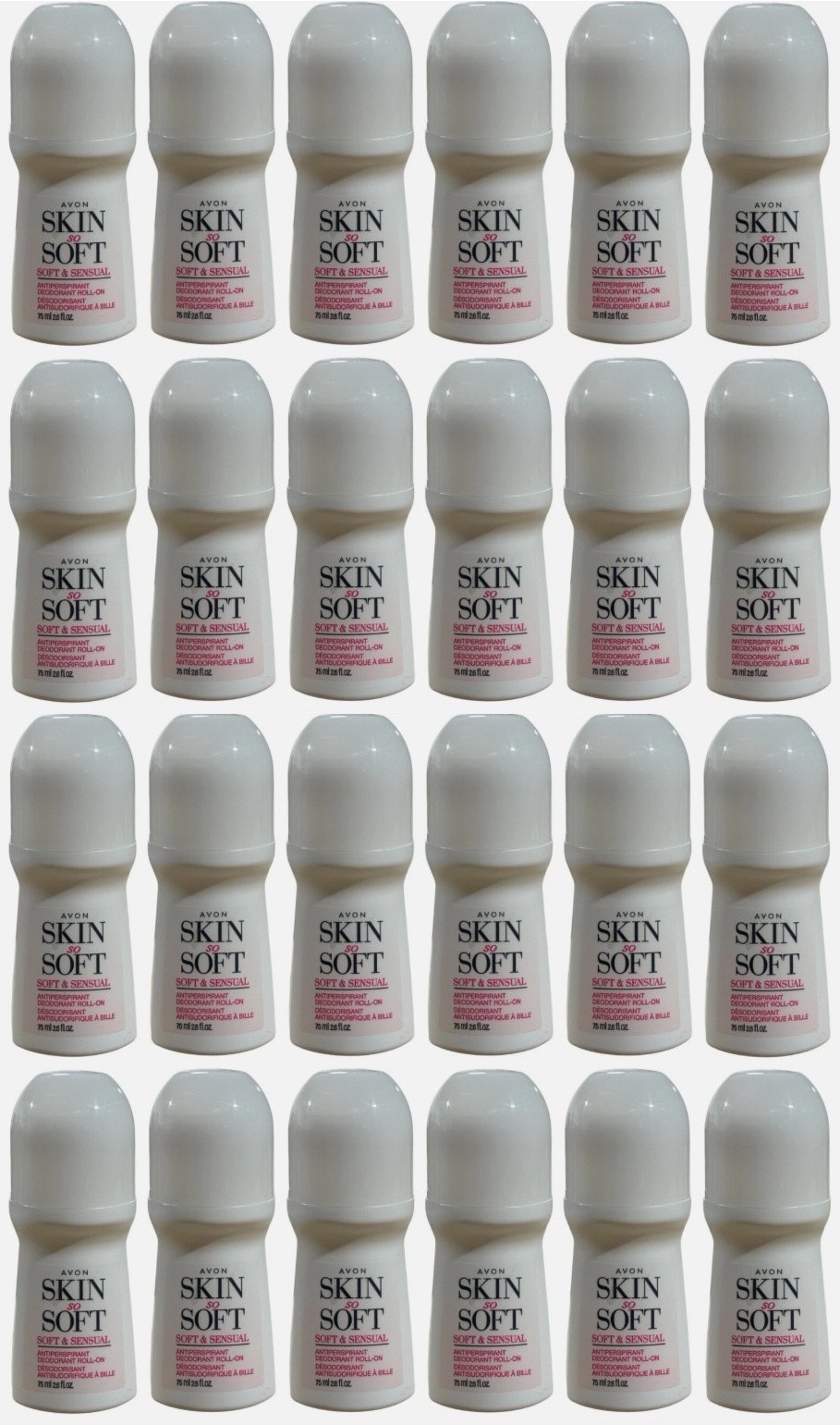 AVON Skin So Soft, Soft & Sensual Roll-On Deodorant Women\'s 🎈PACK OF 24🎈
