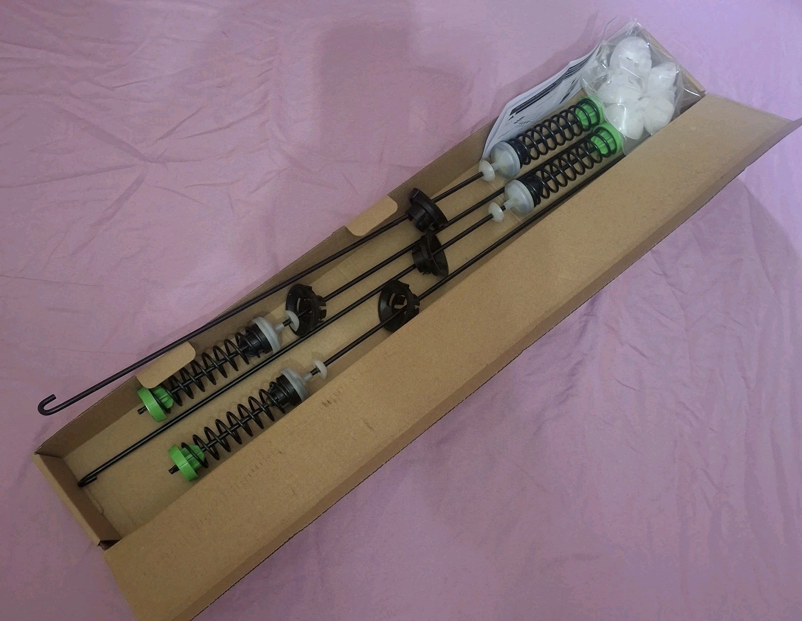 Whirlpool W11130362 Washer Suspension Rod Kit Replacement 4-Pcs Springs Rods