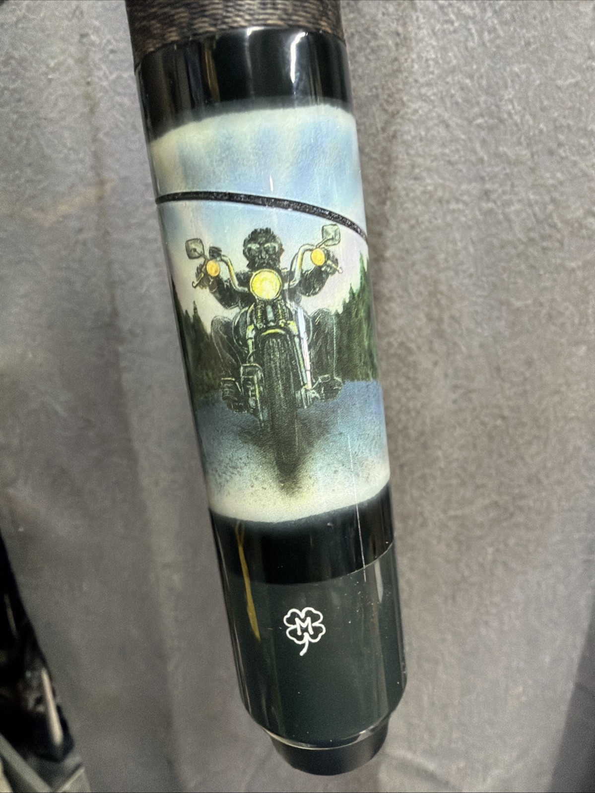 Vintage Rare Retired McDermott Harley Davidson Pool Cue Stick ~19oz 58”