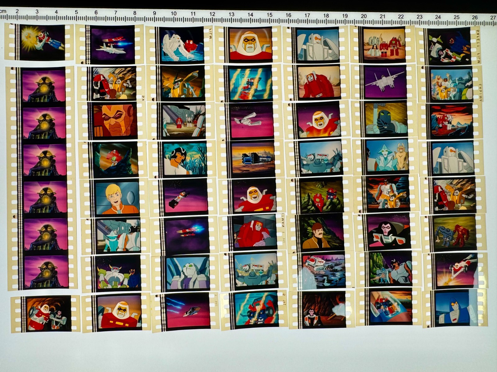 GoBots. Rare 35mm Movie Film Cells (50 Frames) GoBots. Rare 35mm Movie Film Cells (50 Frames)