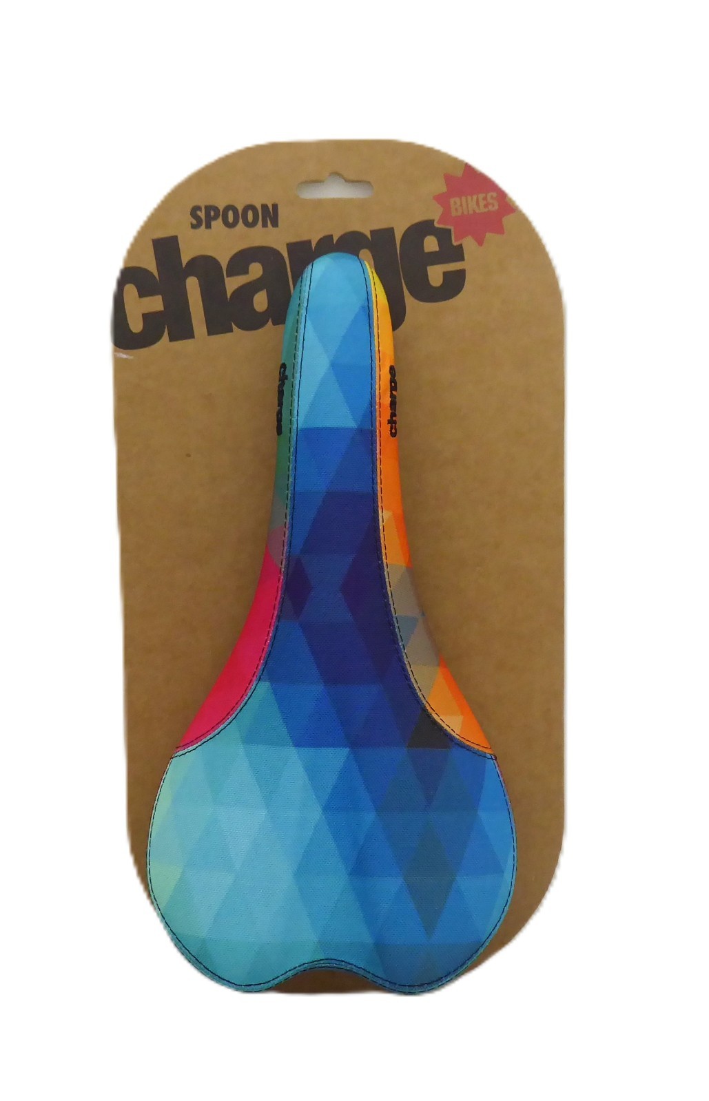 Charge Bikes Spoon saddle CrMo Geo Rainbow Color G1N Charge Bikes Spoon saddle CrMo Geo Rainbow Color G1N