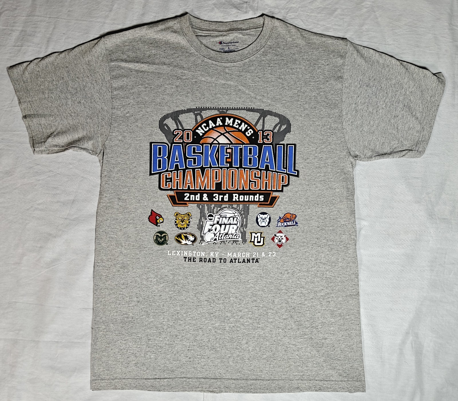 Large 2013 NCAA Basketball Championship Lexington 2nd 3rd Round Tee Shirt March