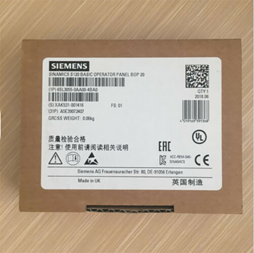 Siemens 6SL3055-0AA00-4BA0 New In Box 6SL3 055-0AA00-4BA0 Expedited Shipping 1PC
