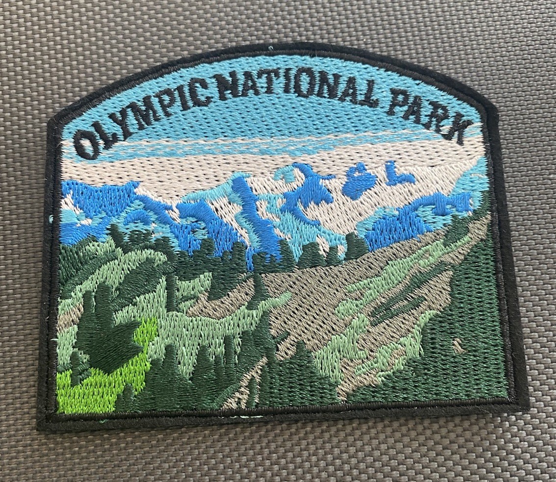 Olympic National Park Embroidered Iron On Sew On Patch New Olympic National Park Embroidered Iron On Sew On Patch New