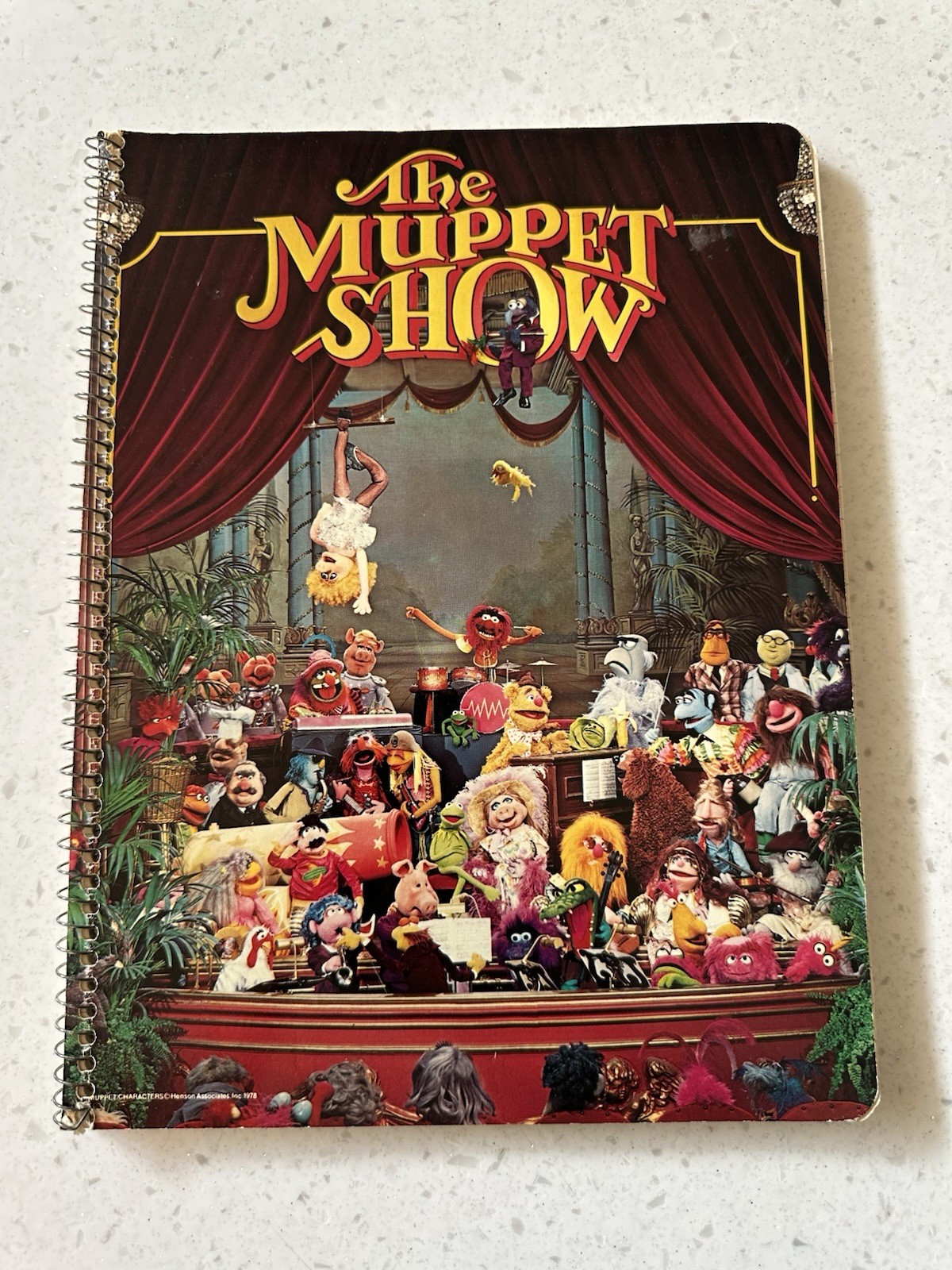 Vintage 1978 spiral-bound notebook The Muppet Show Wide Ruled Paper Vintage 1978 spiral-bound notebook The Muppet Show Wide Ruled Paper