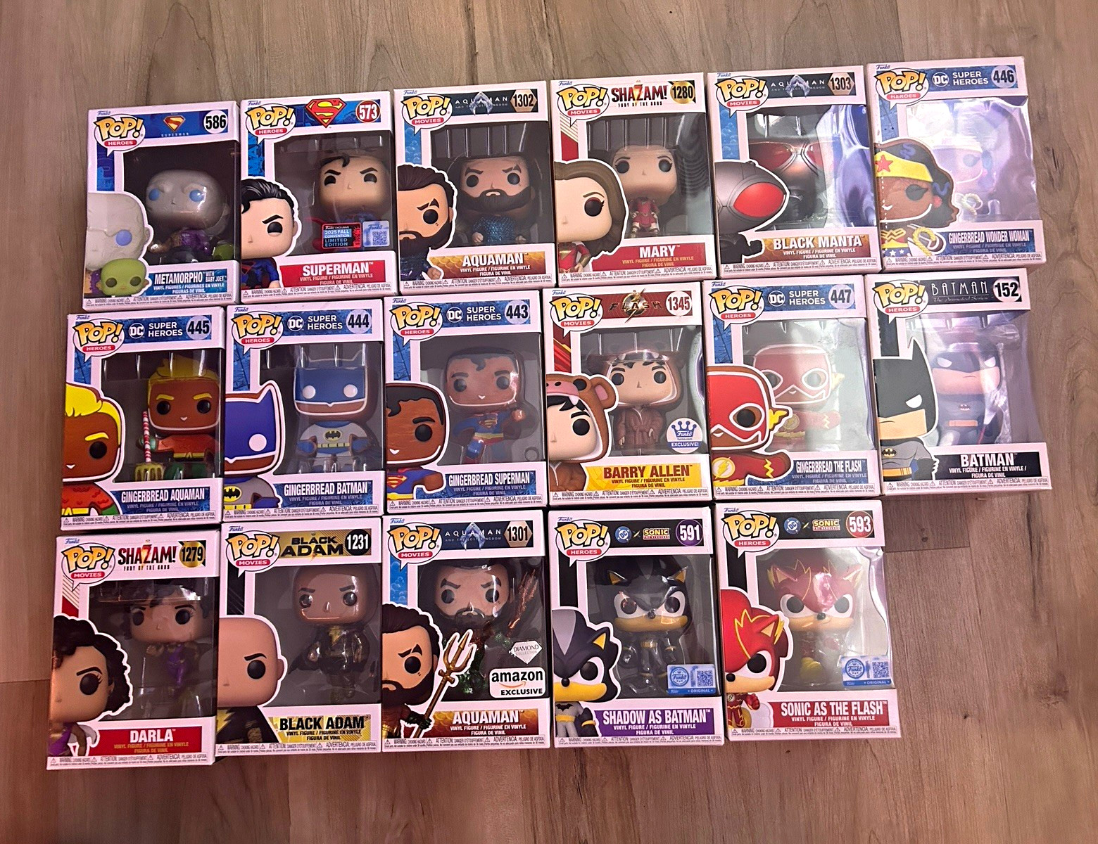 HUGE Funko Pop DC Super Heroes Lot of 15 Boxed Exclusives HUGE Funko Pop DC Super Heroes Lot of 15 Boxed Exclusives