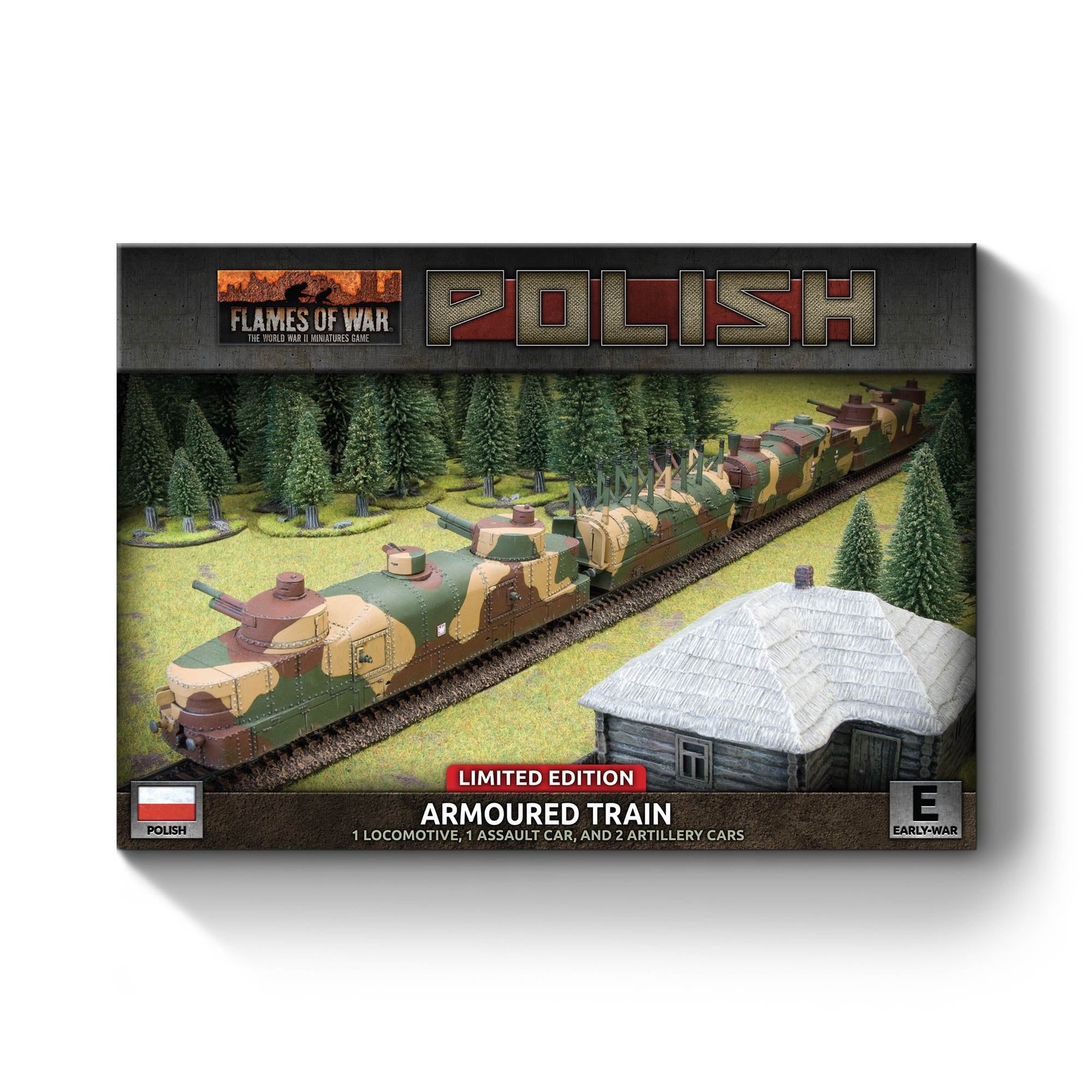 Flames of War PBX05 Polish Armoured Train Limited Edition Gaming Miniatures