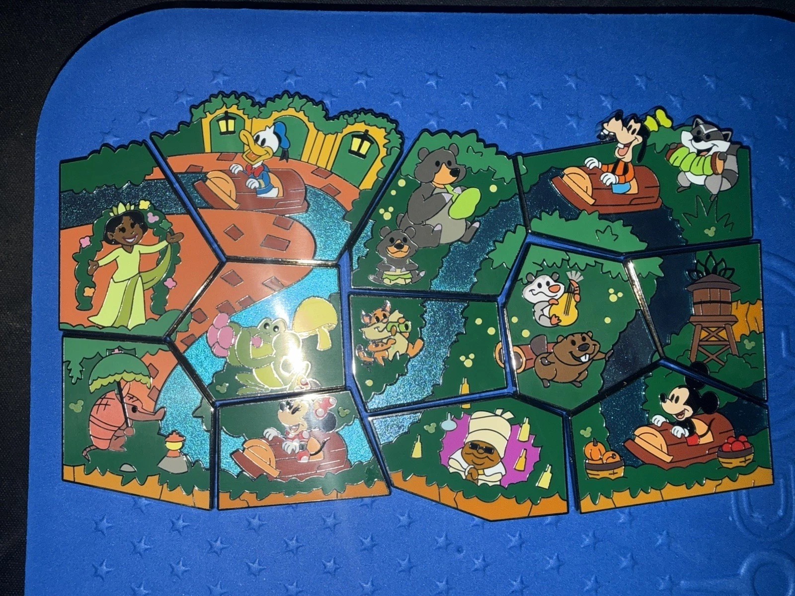 Disneyland Tiana's Bayou Mystery Map Puzzle Complete Set (No Chaser) Disneyland Tiana's Bayou Mystery Map Puzzle Complete Set (No Chaser)
