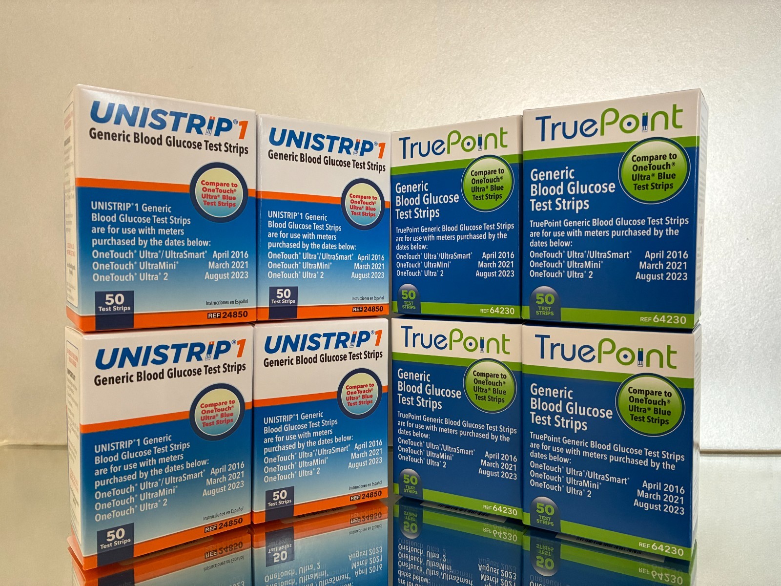 TRUE POINT - UNISTRIP 1 Blood Glucose Strips 400 Qty. 