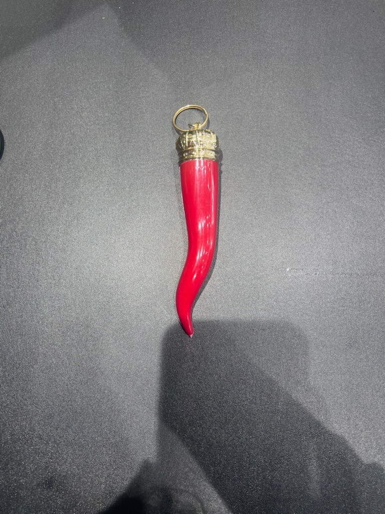 large italian horn keychain Italian Cornicello large italian horn keychain Italian Cornicello