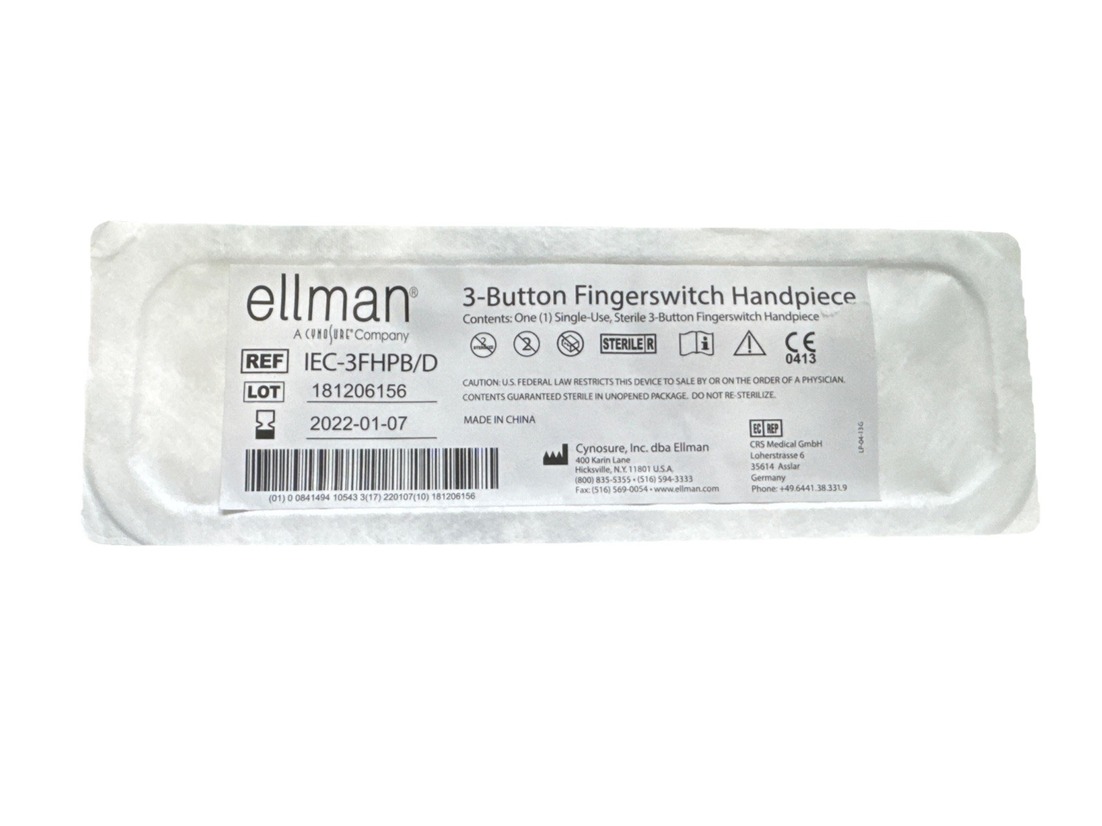 Ellman Pelleve 3-Button Fingerswitch Handpieces IEC-3FHPB/D Ellman Pelleve 3-Button Fingerswitch Handpieces IEC-3FHPB/D