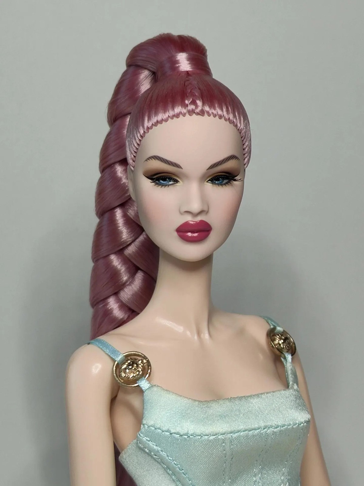 integrity toys OOAK Repaint nadja Fashion Royalty Custom Art Doll Head integrity toys OOAK Repaint nadja Fashion Royalty Custom Art Doll Head