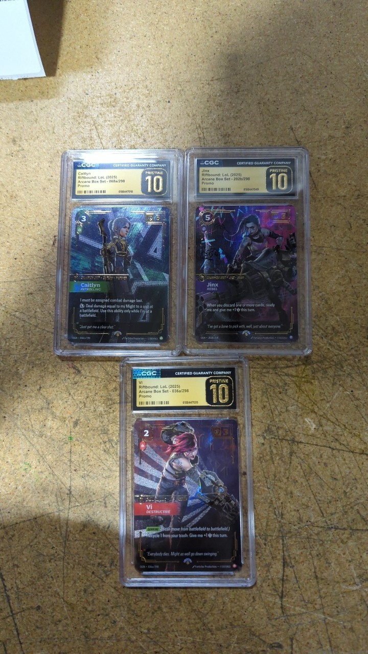 2025 Riftbound Arcane Box Set CGC 10 PRISTINE Complete English 6 Card Se G2U