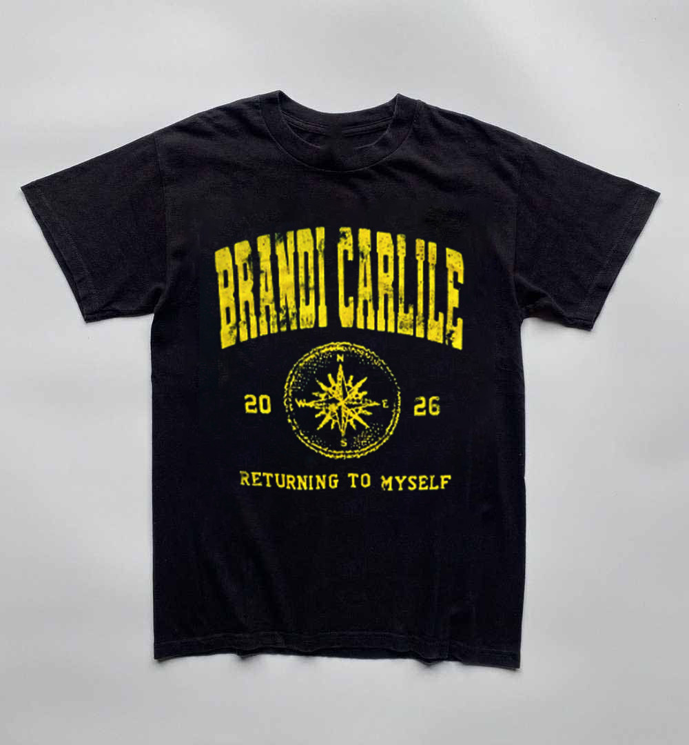 Brandi Carlile The Human Tour 2026 Black Country Concert Graphic T-Shirt