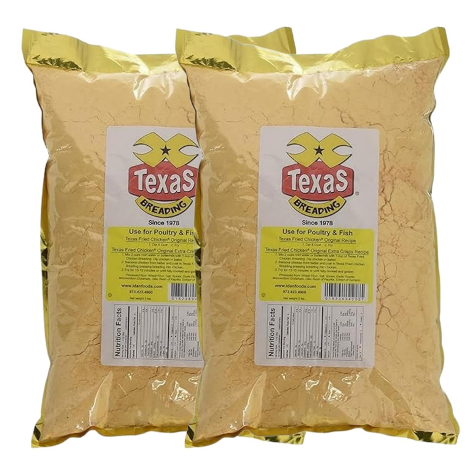 Crispy Fried Chicken Breading Mix, 10 lb Total (2-Pack) - Perfect for Frying Crispy Fried Chicken Breading Mix, 10 lb Total (2-Pack) - Perfect for Frying