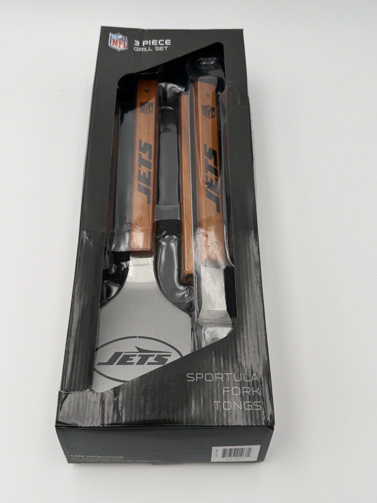 YouTheFan NFL New York Jets Classic Series 3-Piece BBQ Set YouTheFan NFL New York Jets Classic Series 3-Piece BBQ Set
