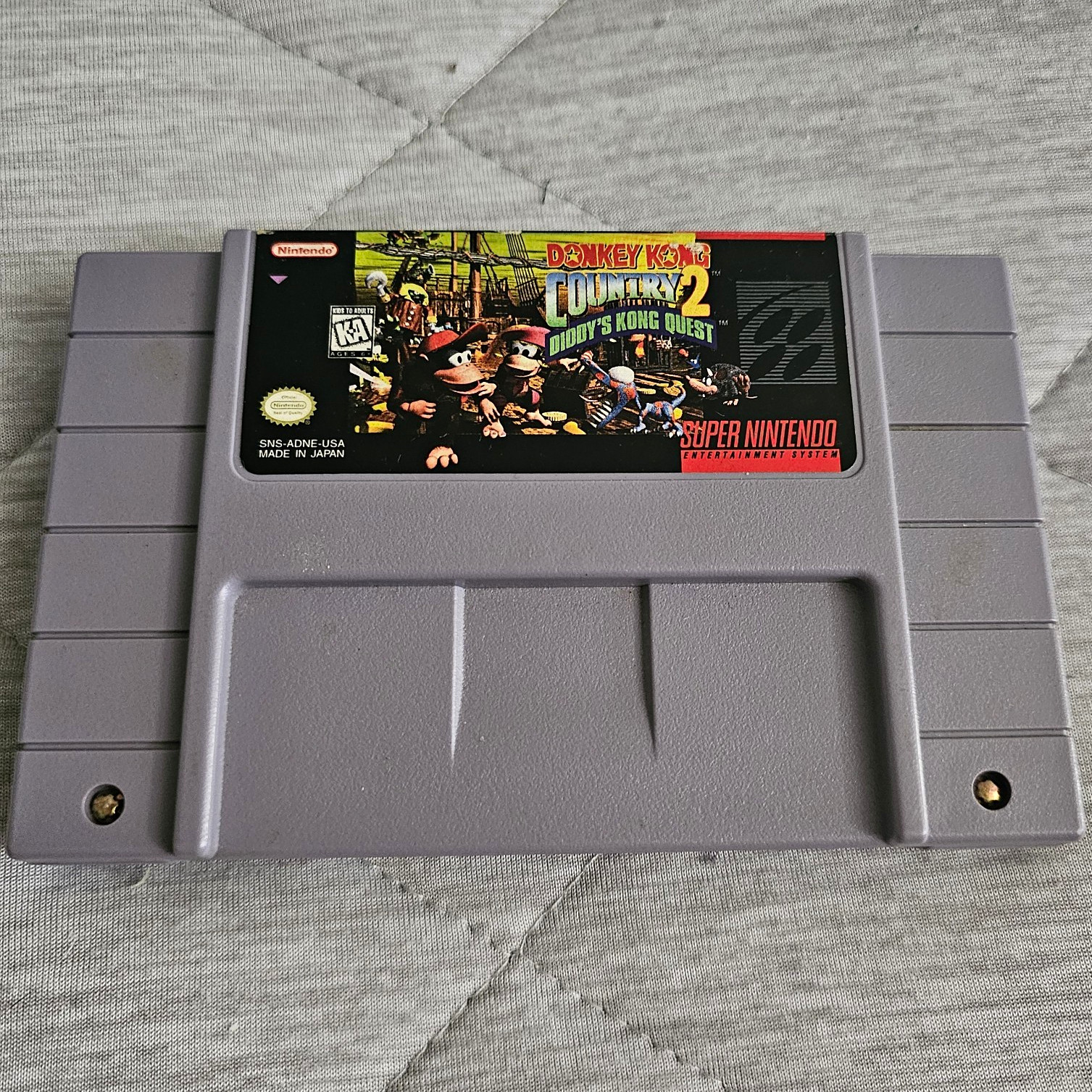 Nintendo Donkey Kong Country 2: Diddy\'s Kong Quest (SNES) NTSC-U/C 1995 Nintendo Donkey Kong Country 2: Diddy\'s Kong Quest (SNES) NTSC-U/C 1995