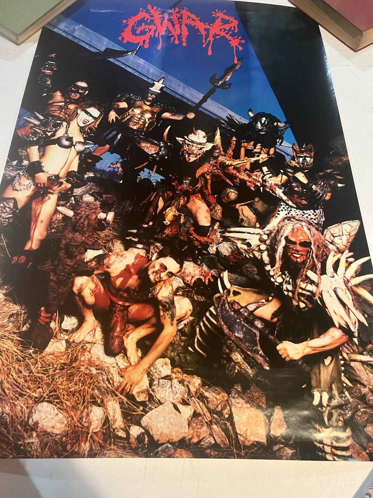 Vintage 1990 GWAR Scumdogs Large Promotional Poster Vintage 1990 GWAR Scumdogs Large Promotional Poster