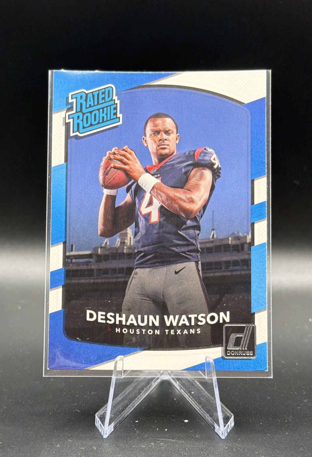 2017 Panini Donruss - Rated Rookie Deshaun Watson #345 (RC) A9 2017 Panini Donruss - Rated Rookie Deshaun Watson #345 (RC) A9