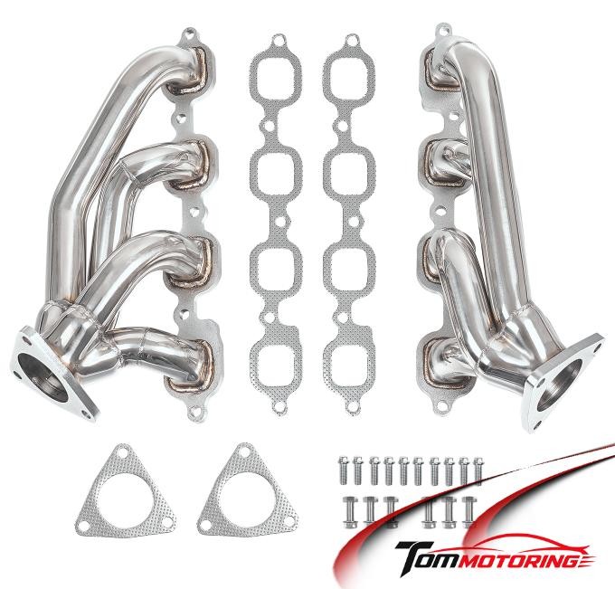 New 2014-2015 Chevy GMC Pickup Silverado Tahoe Yukon LT 5.3L 6.2L Shorty Headers