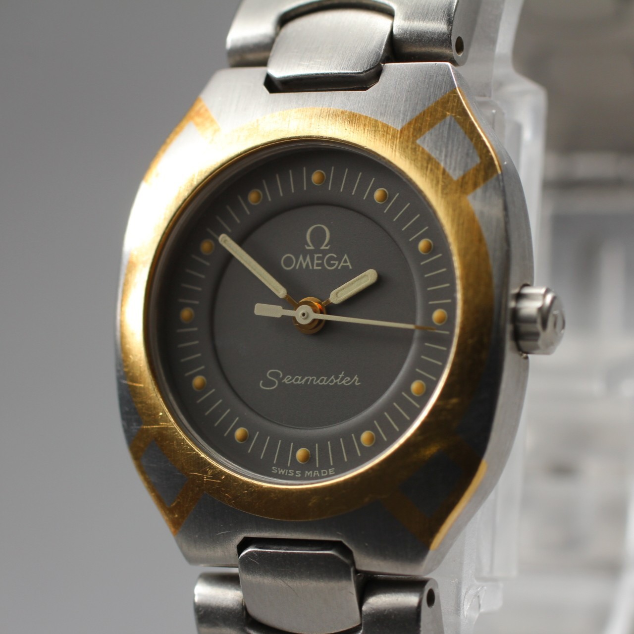 [NEAR MINT] OMEGA Seamaster Polaris Cal.1460 796.1022 Women\'s QZ Watch JP U314