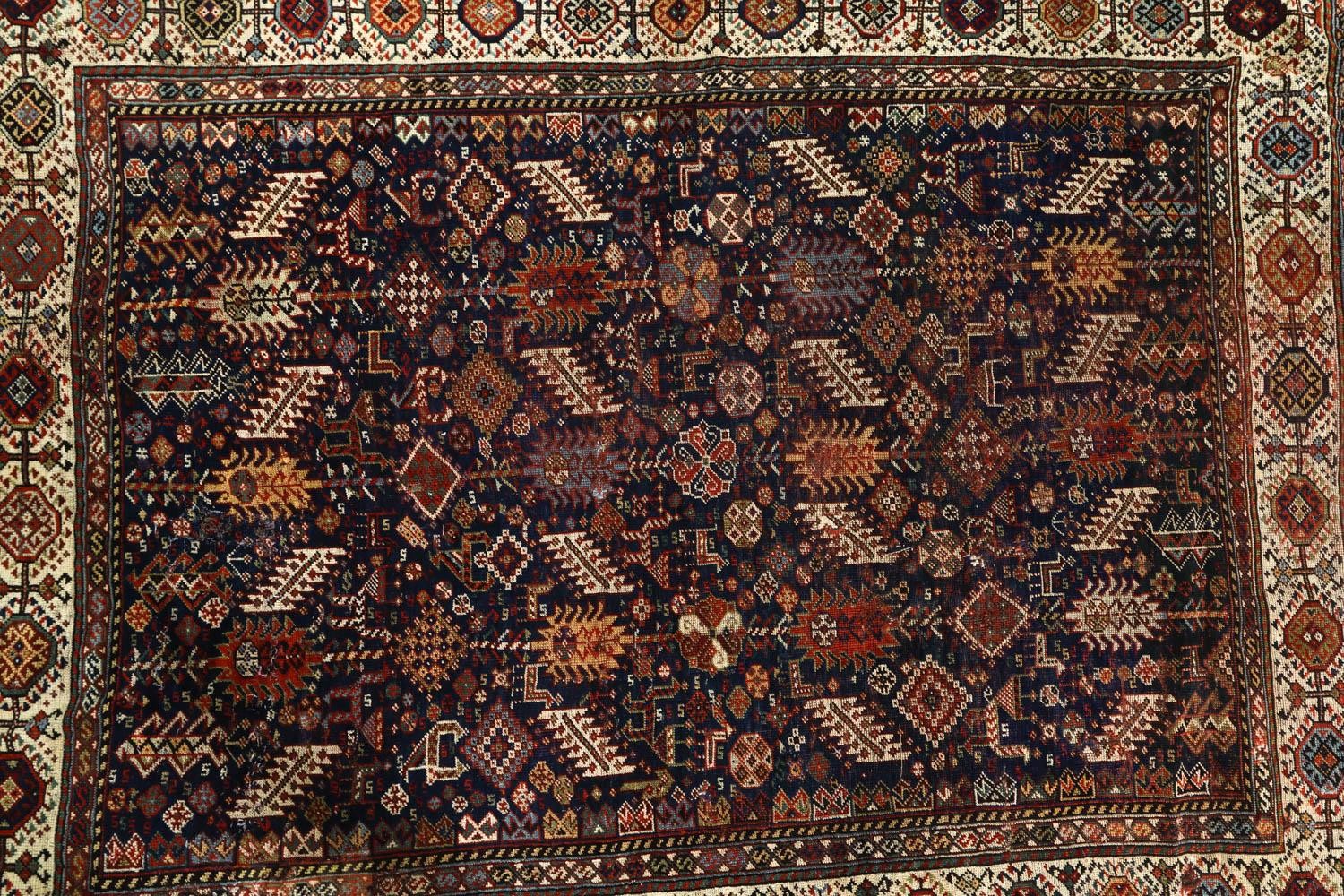 Antique Shekarlu Qashqai Rug 5x7ft Antique Shekarlu Qashqai Rug 5x7ft