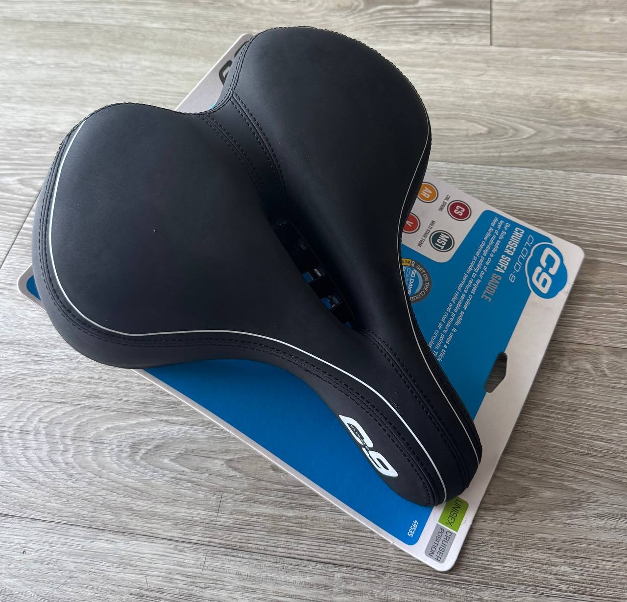 Cloud-9 Cruiser Select Airflow Bike Saddle – Black Cloud-9 Cruiser Select Airflow Bike Saddle – Black