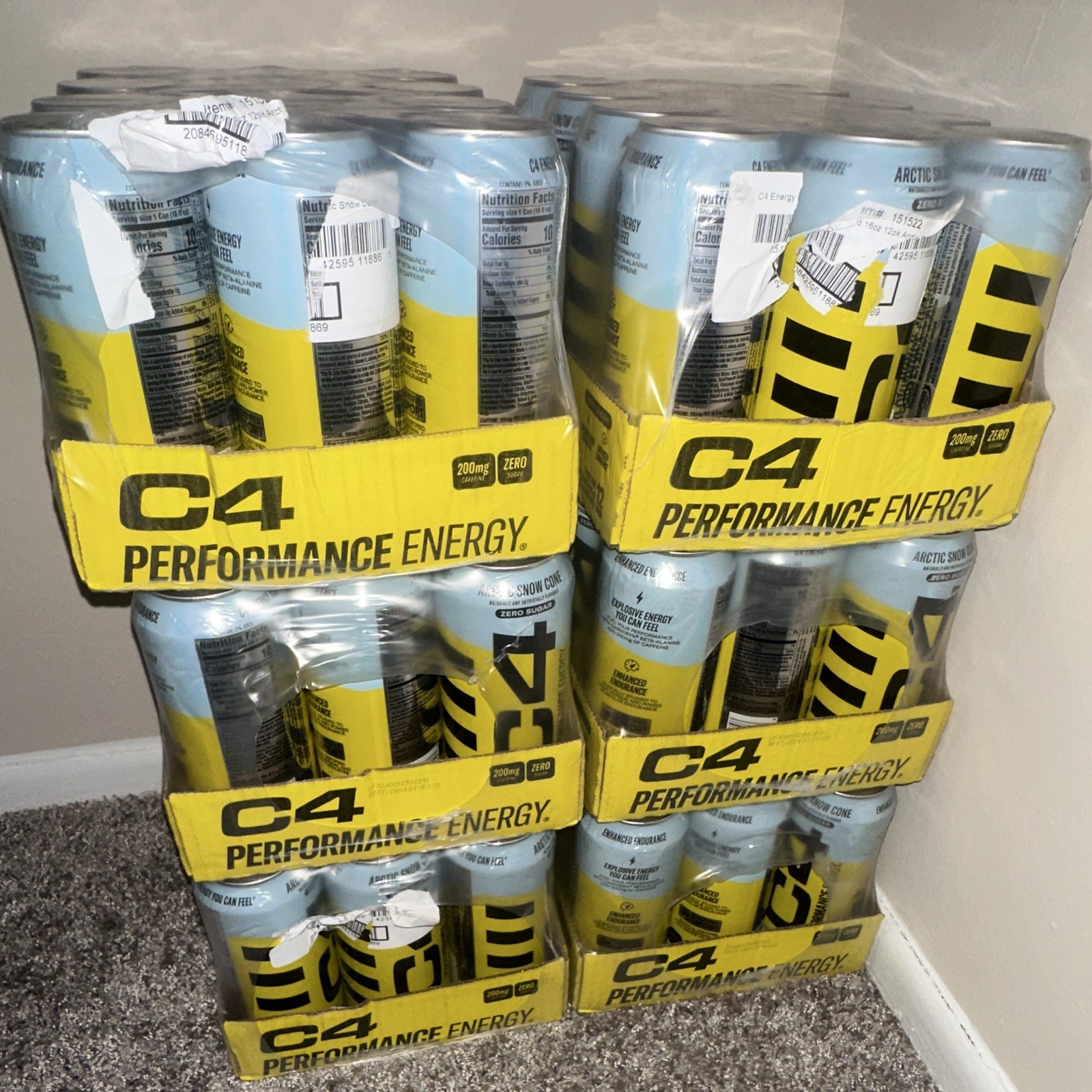 12 Pack C4 Performance Energy Drink Energy & Fitness Drink, 10 Calories per 12 Pack C4 Performance Energy Drink Energy & Fitness Drink, 10 Calories per