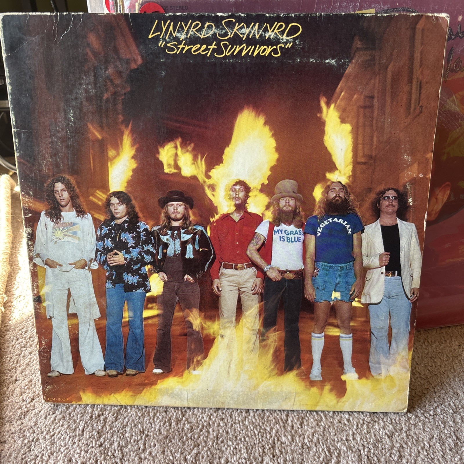 Lynyrd Skynyrd Street Survivor Band Cover VG Plus Lynyrd Skynyrd Street Survivor Band Cover VG Plus