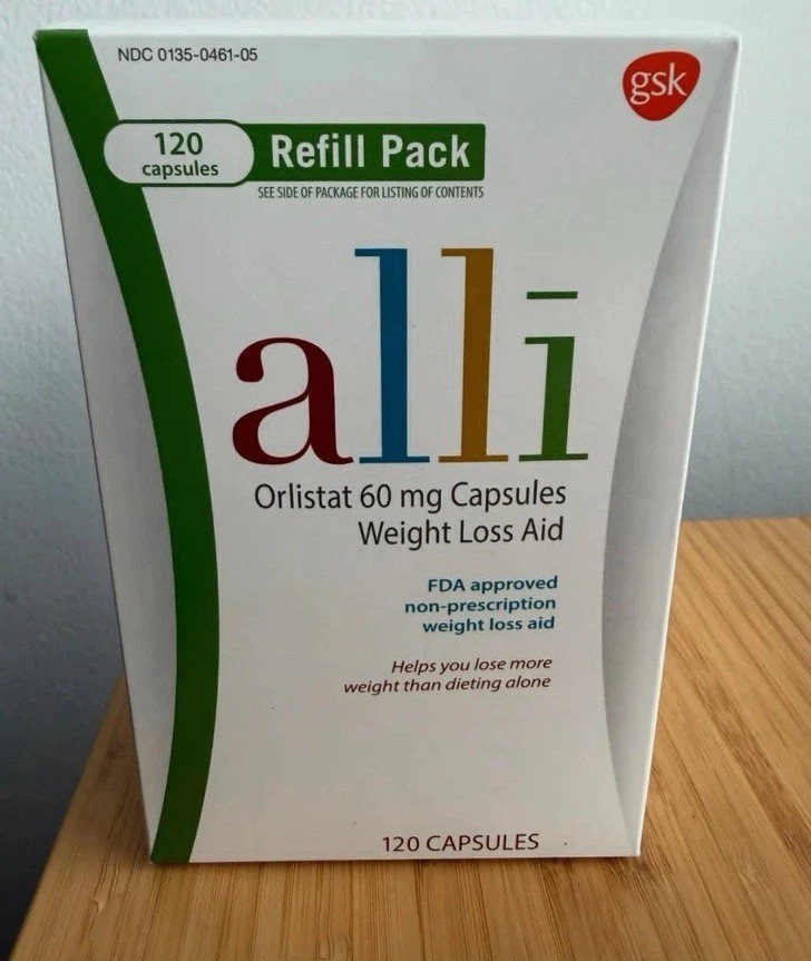 Alli Orlistat Diet Pills Refill Pack - 120 Capsules - Exp 10/2027 Alli Orlistat Diet Pills Refill Pack - 120 Capsules - Exp 10/2027