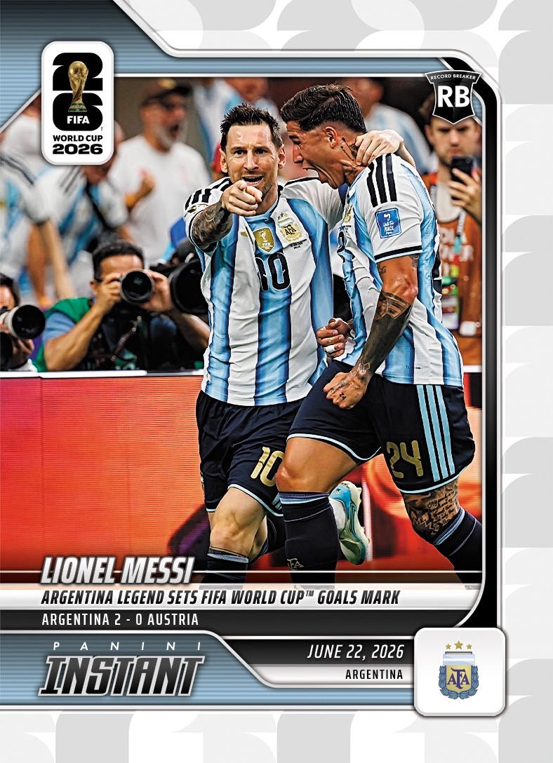 Lionel Messi 2026 Panini Instant FIFA World Cup #88 Argentina - QTY Lionel Messi 2026 Panini Instant FIFA World Cup #88 Argentina - QTY