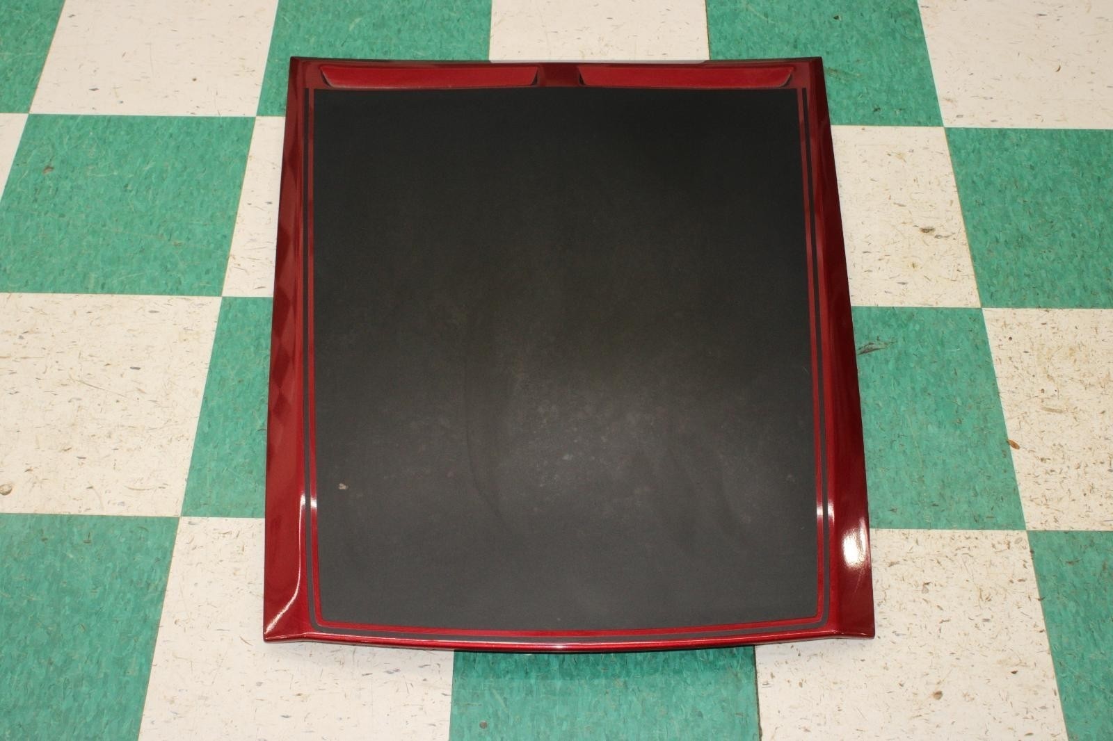 15-17 Mustang GT Ruby Red Black Front End Roush Hood Scoop Bonnet OE WTY OEM WTY