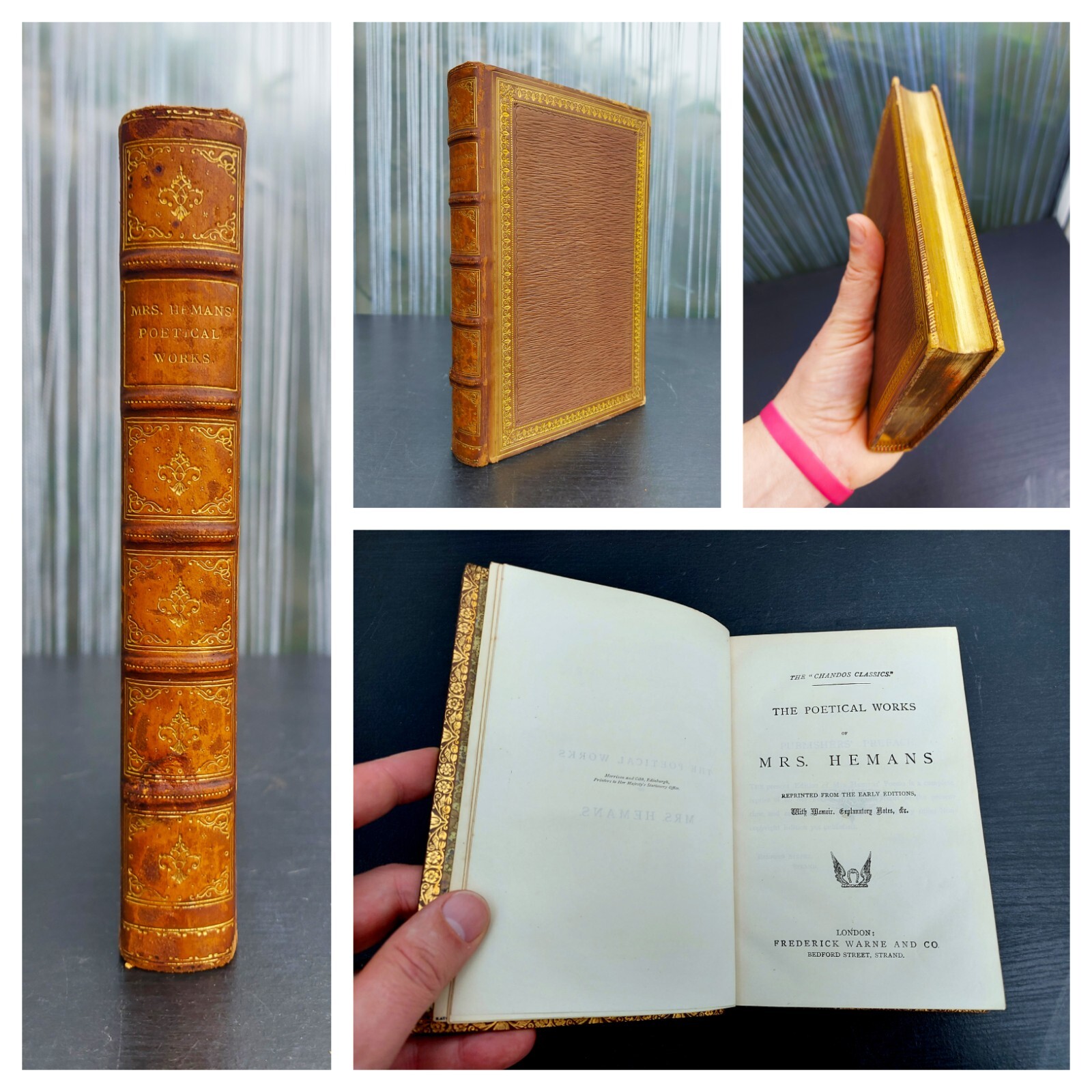 c.1868 - Felicia Hemans - The Poetical Works of Mrs Hemans
