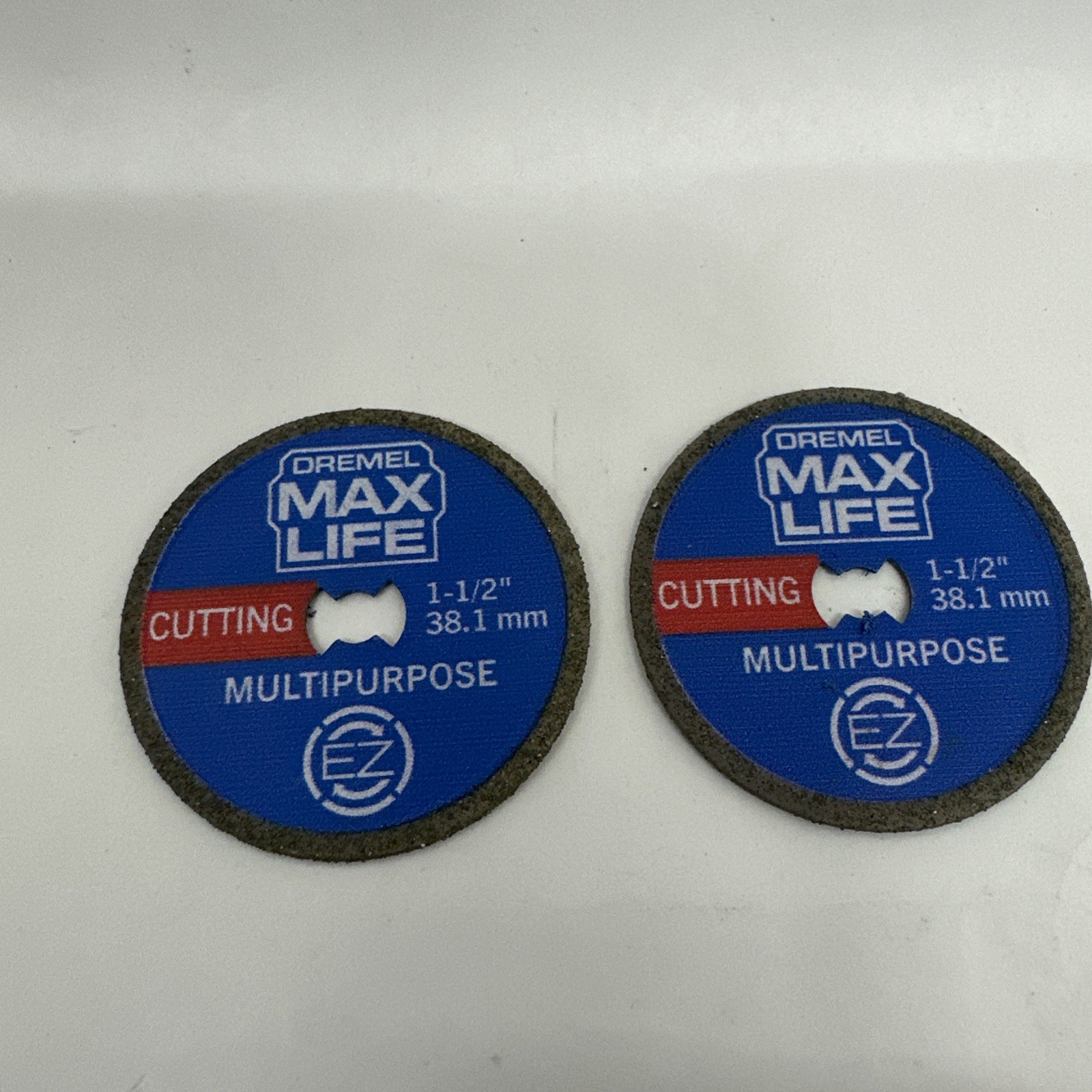 New Lot of 2 Genuine Dremel tool EZ545HP Max Life Diamond Cutting Wheels New Lot of 2 Genuine Dremel tool EZ545HP Max Life Diamond Cutting Wheels