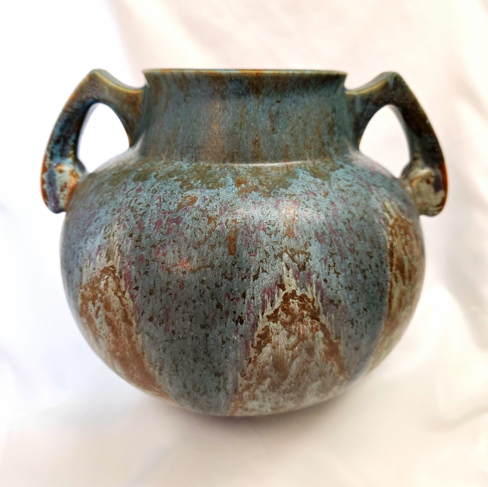 Roseville Pottery Carnelian II Vase Model 335 Excellent Drip Glaze C 1926 - Chip