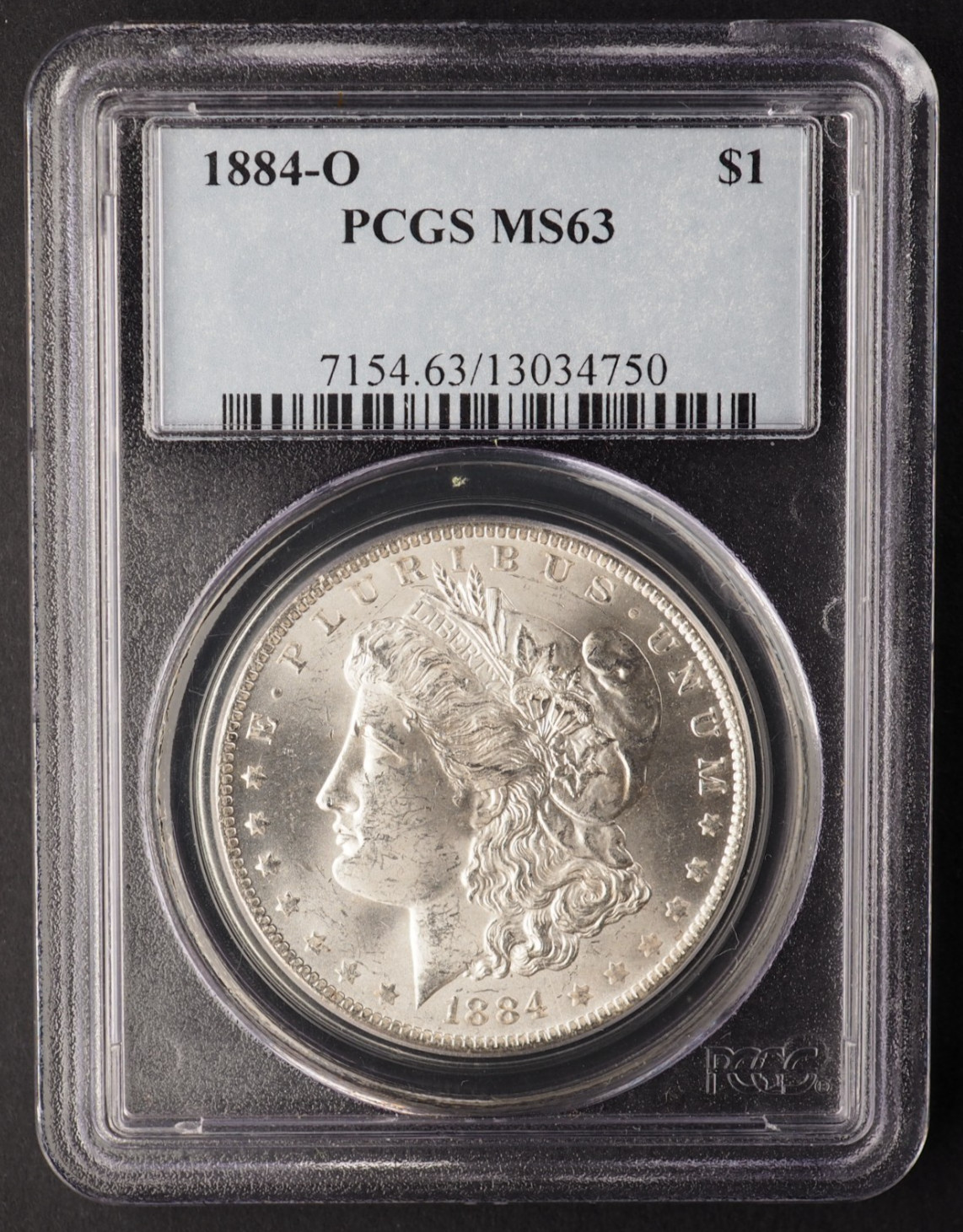 1884 *O* $1 MORGAN Silver Dollar PCGS MS63 NICE COIN - G2533 1884 *O* $1 MORGAN Silver Dollar PCGS MS63 NICE COIN - G2533