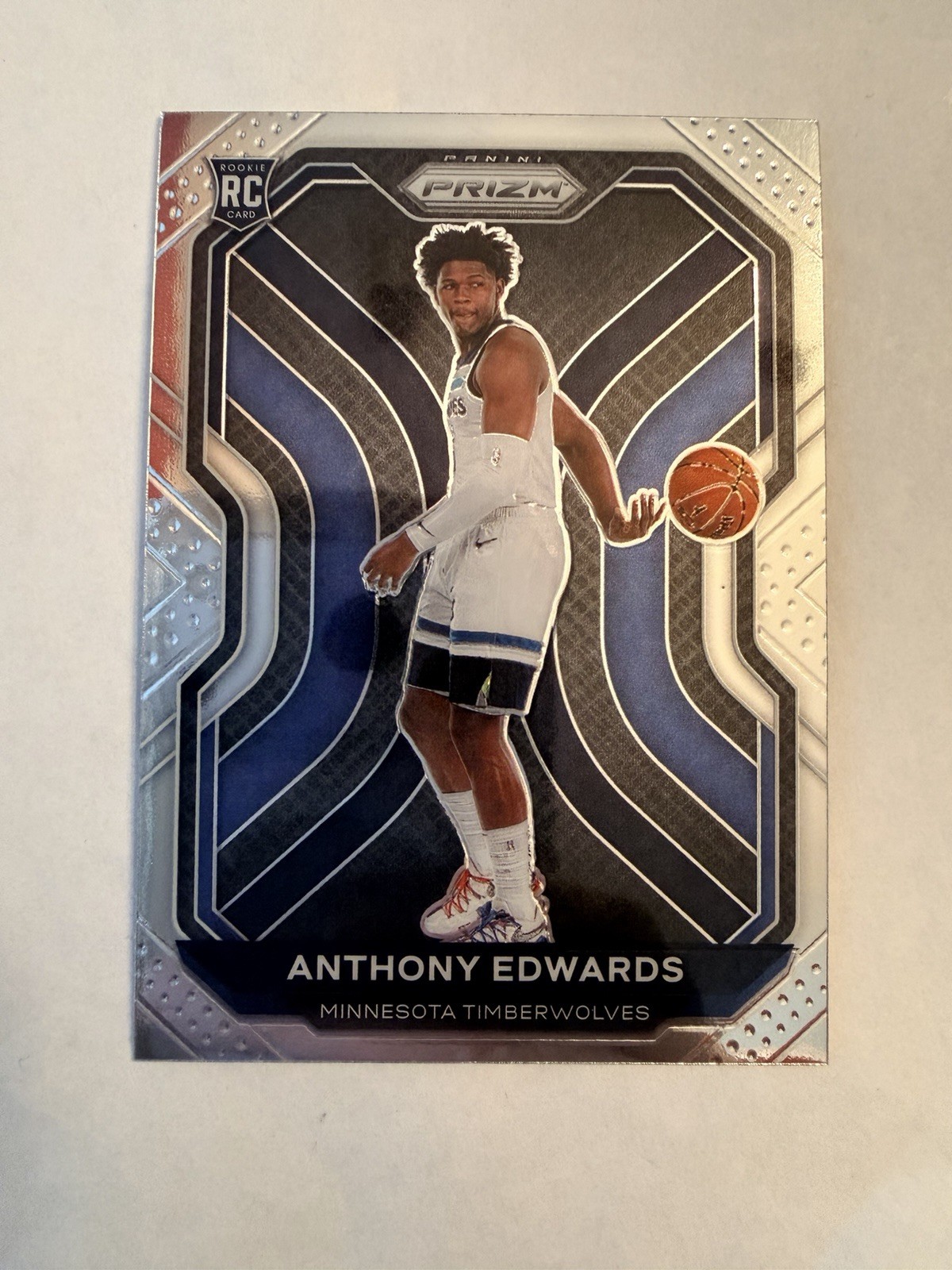 Anthony Edwards 2020-21 Panini Prizm Base RC Timberwolves #258 Anthony Edwards 2020-21 Panini Prizm Base RC Timberwolves #258