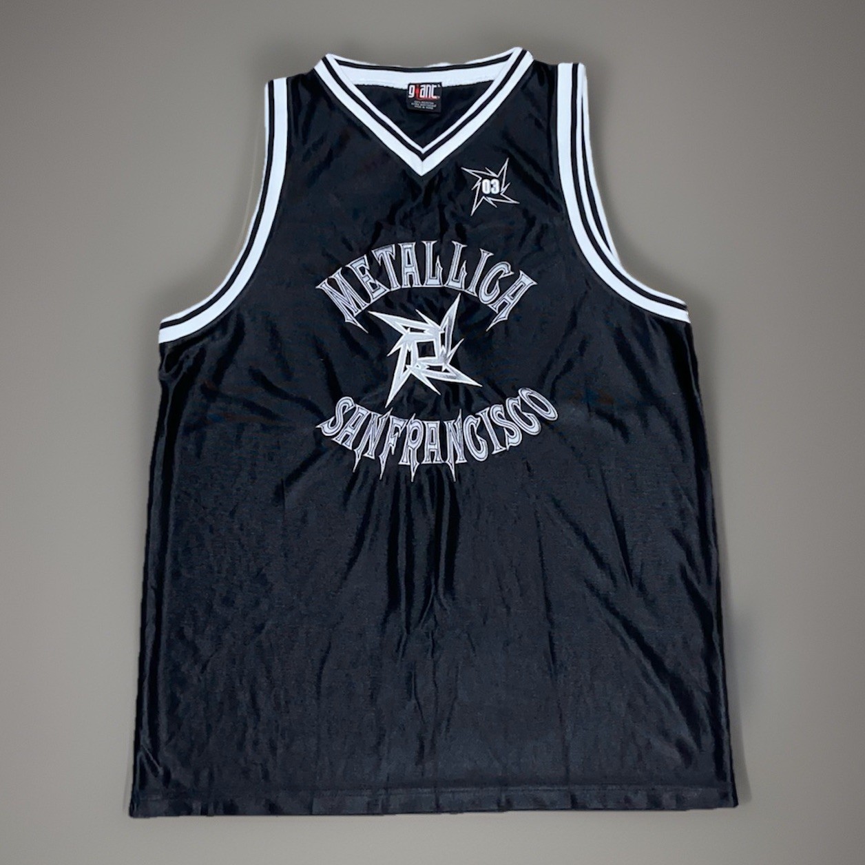 Vintage 2003 Metallica Band Shirt Y2K Basketball Jersey Mens L Robert Trujillo Vintage 2003 Metallica Band Shirt Y2K Basketball Jersey Mens L Robert Trujillo
