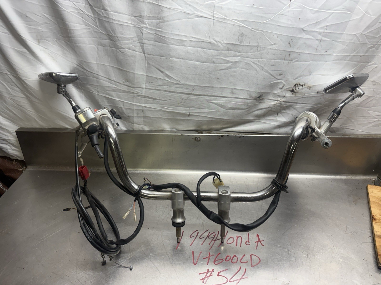 1999-2003 Honda Shadow VT600 VLX600 Complete Handlebar Set w/ Controls & Switche