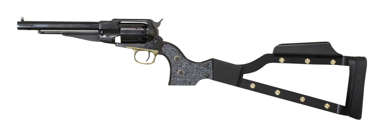1858 Remington Black Powder Revolver Shoulder Stock - Pietta 1858 Remington Black Powder Revolver Shoulder Stock - Pietta