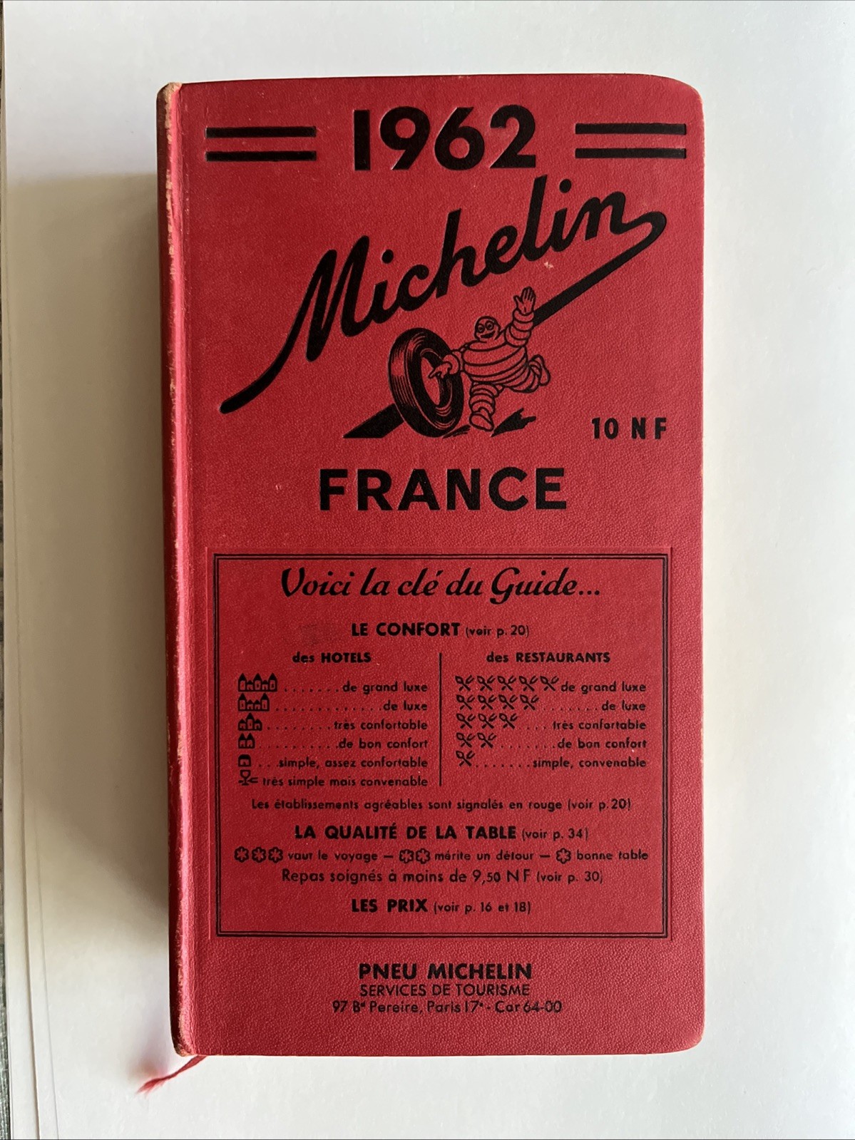 Vintage 1962 Michelin Guide France Tourism Maps Hardcover Book Vintage 1962 Michelin Guide France Tourism Maps Hardcover Book