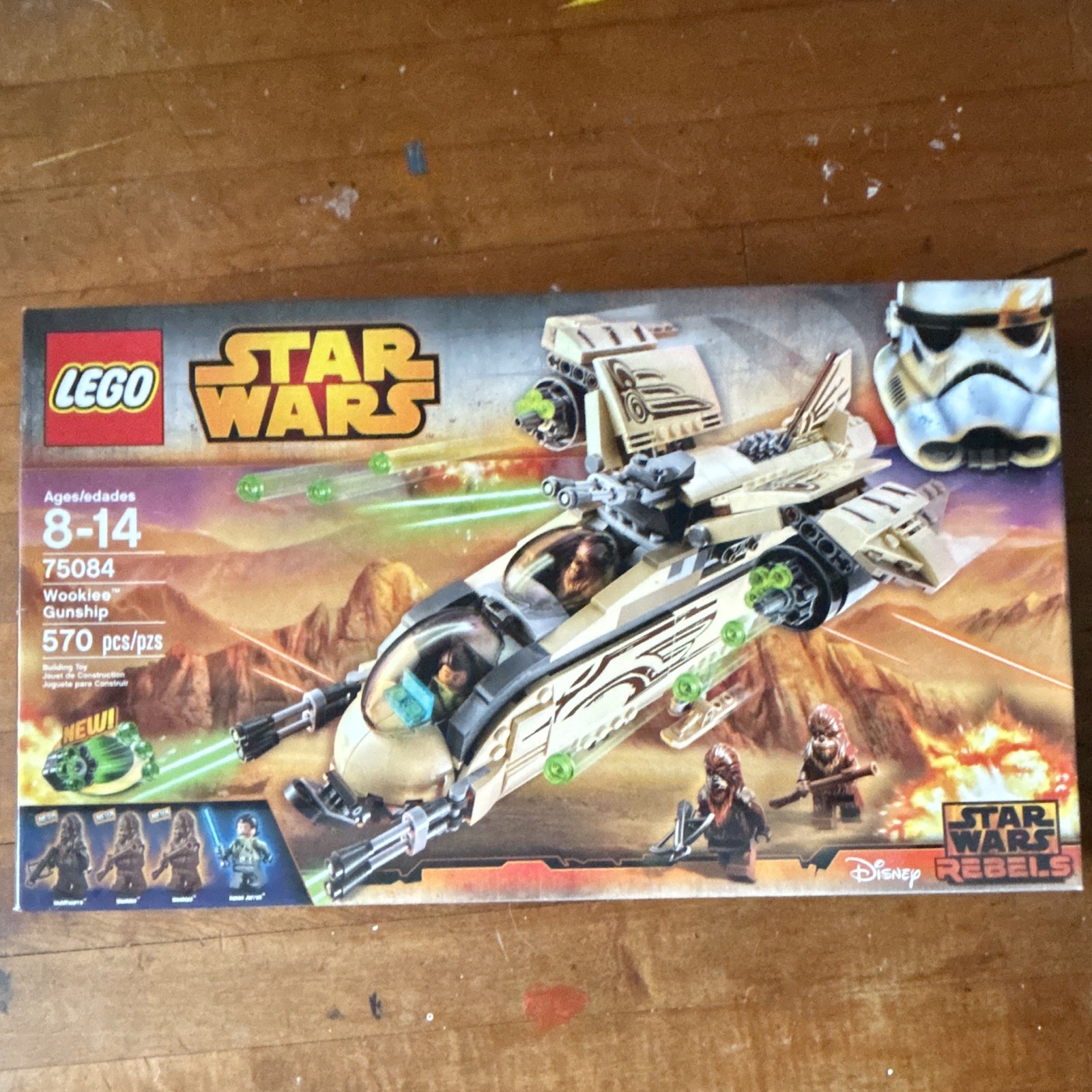 LEGO Star Wars Rebels Wookiee Gunship 75084 570 pcs Ages 8-14 LEGO Star Wars Rebels Wookiee Gunship 75084 570 pcs Ages 8-14