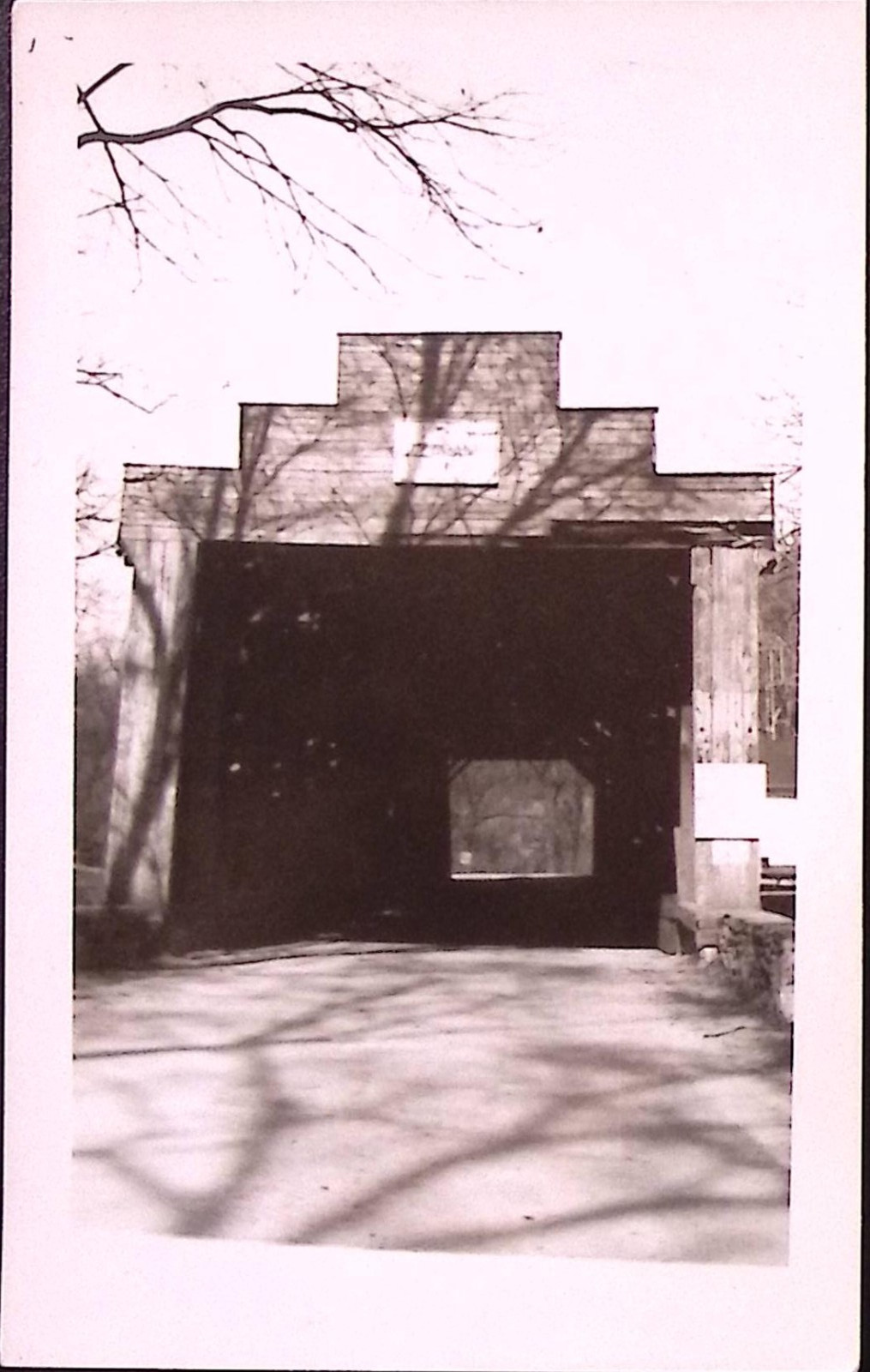 1940s RARE STEPPED PORTAL GEIGERS COVERED BRIDGE NORTH WHITEHALL PA RPPC P7678 1940s RARE STEPPED PORTAL GEIGERS COVERED BRIDGE NORTH WHITEHALL PA RPPC P7678