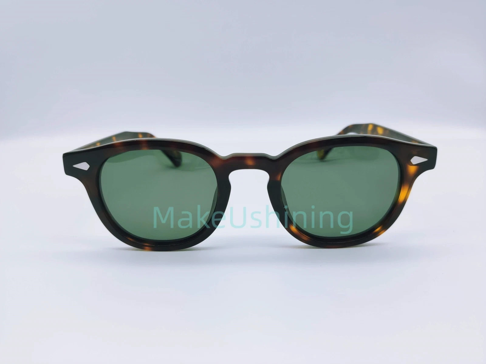 Moscot Lemtosh Sun 46mm Tortoise Sunglasses Green Lens Brand New Moscot Lemtosh Sun 46mm Tortoise Sunglasses Green Lens Brand New