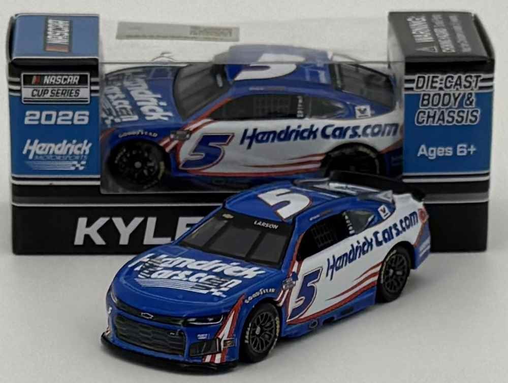 NASCAR 2026 KYLE LARSON #5 HENDRICK CARS . COM  1/64 CAR