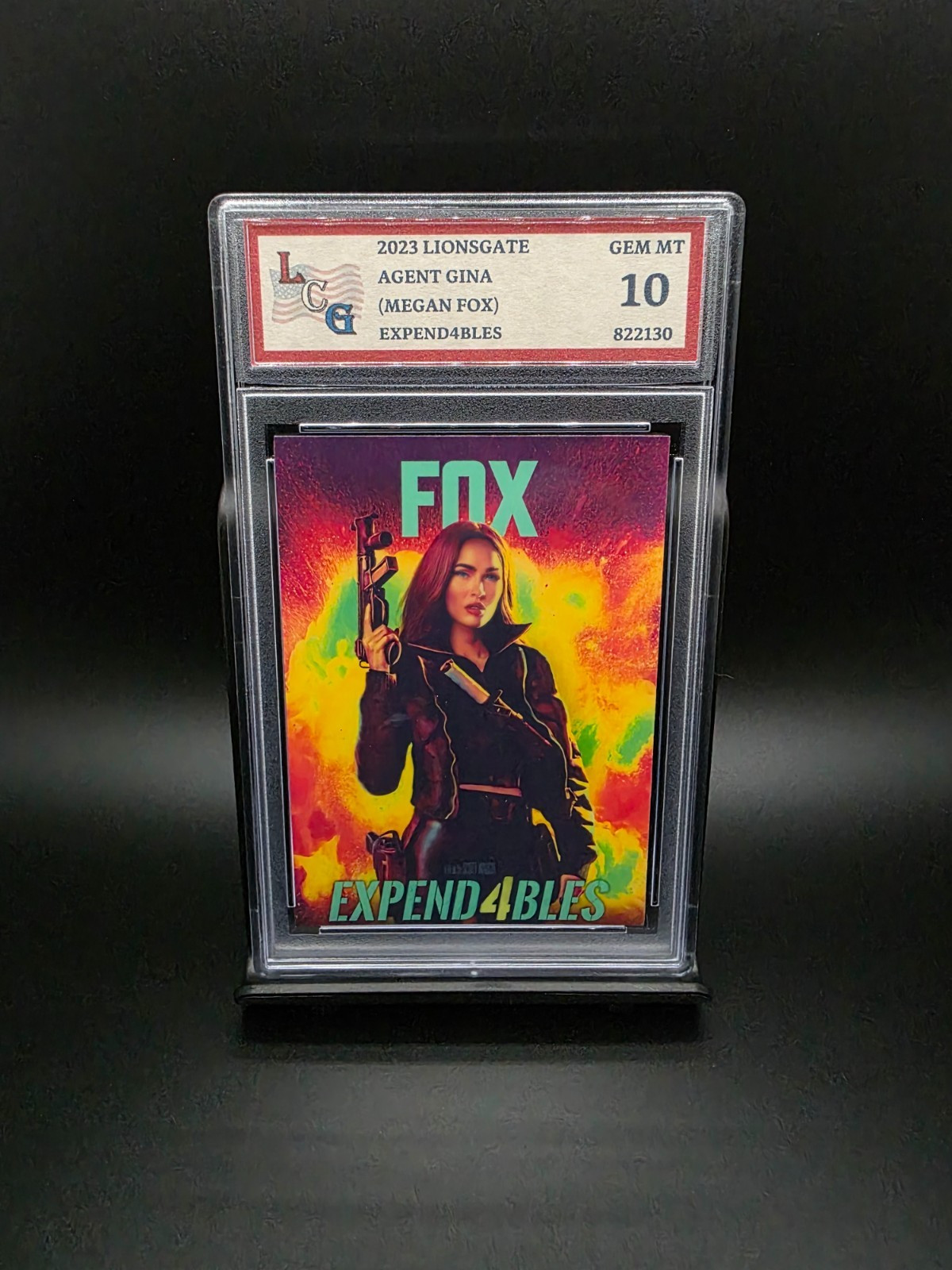 Agent Gina (2023) Lionsgate Expend4bles - Graded 10 [ACEO] GEM-MT